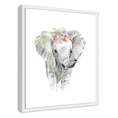 Savannah Elephant Framed Art