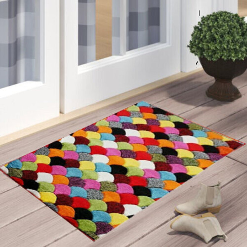 Lili-Ella Geometric Area Rug, Rectangle 60 x 110cm