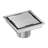 4" AISI 304 Stainless Steel Shower Drain With 2-In-1 Tile Insert Panel With Adjustable Feet, Floor Drain In Bathroom-117467689