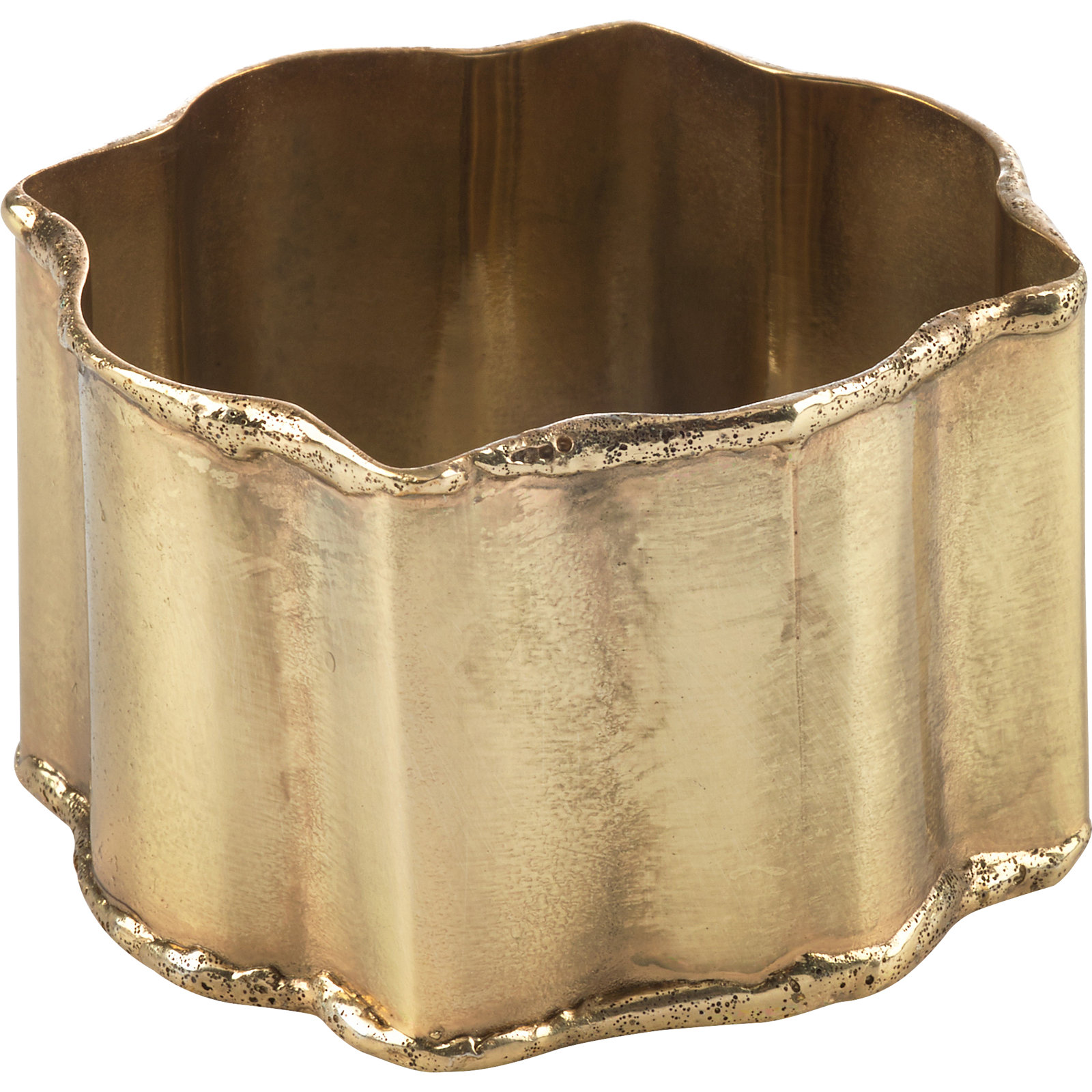 Brass Napkin Ring, Gold