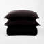 Housse de couette en lin Ramsey, couleur asphalte, taille King-133986033-133986034