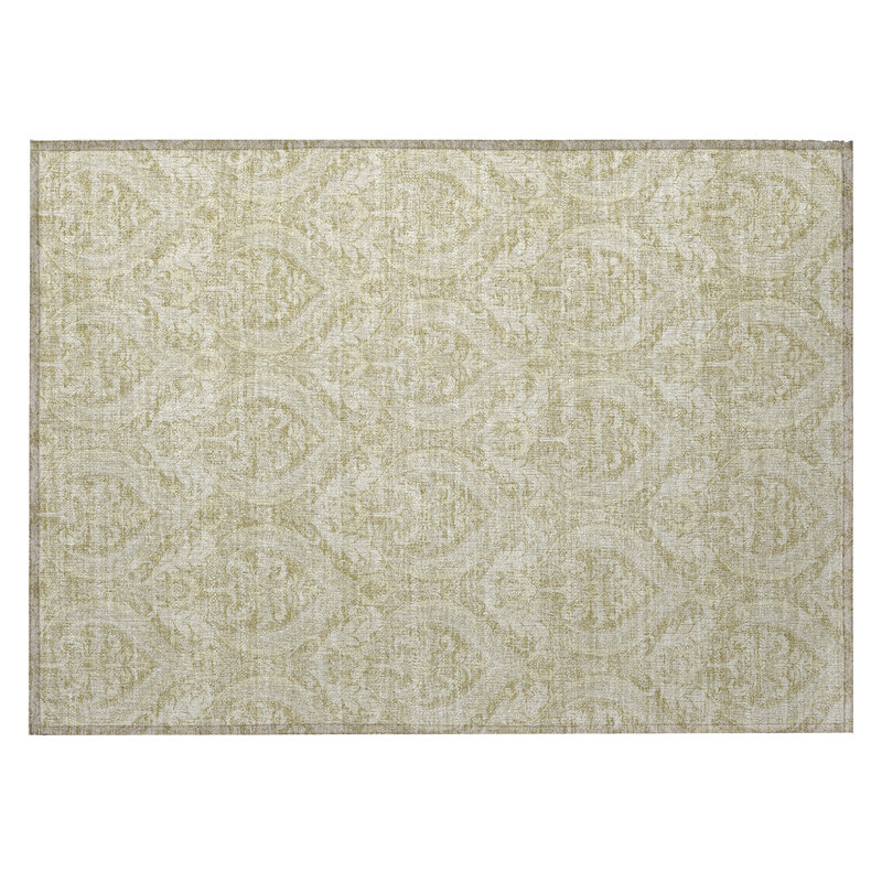 Tapis intérieur lavable antidérapant 2 pi x 3 pi vert clair