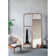 Stylish Clothes Hanger With Mirror, A Functional And Decorative Addition To Your Bedroom Or Dressing Area.