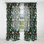 Motif de coquelicots Mint II - Rideau floral - Velours obscurcissant - 1 panneau-107575095