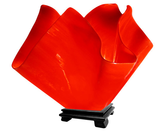 Lampe torchère noire 11,25 po Dale, Rouge Really