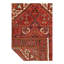 Tapis bleu marine / beige / rouille oriental en laine / coton 7 pi x 9 pi 4 po Oriental