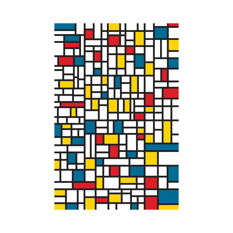 Mondrian Extreme - Wrapped Canvas Print, 152.5 cm H x 101.5 cm W
