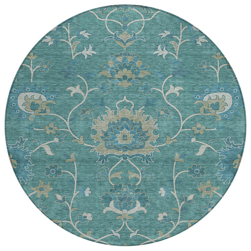 Tapis intérieur / extérieur lavable à la machine Chantille ACN2290 Global, Rond 8 pi
