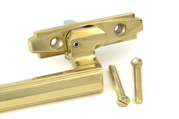 Art Deco Espag - RH, Polished Brass