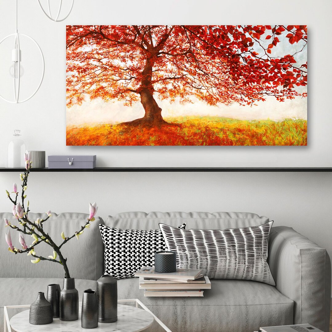 Leinwandbild Red Leaves von Jan Eelder