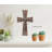 Rustic Wood Wall Cross 18" Tall