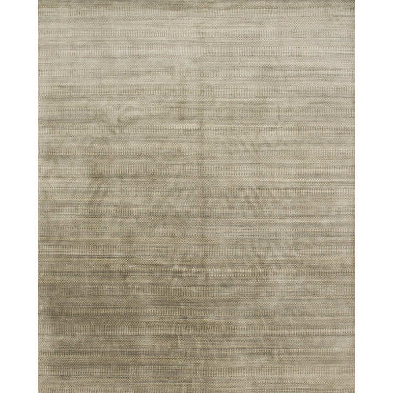 Tapis décoratif brun noué à la main ELLIOT, Rectangle 5 pi 6 po x 8 pi 6 po