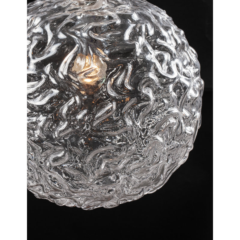 1 - Light Brushed Gold Sphere Pendant