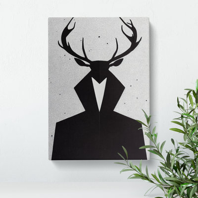 Male Stag No.2 Abstract - Wall Art