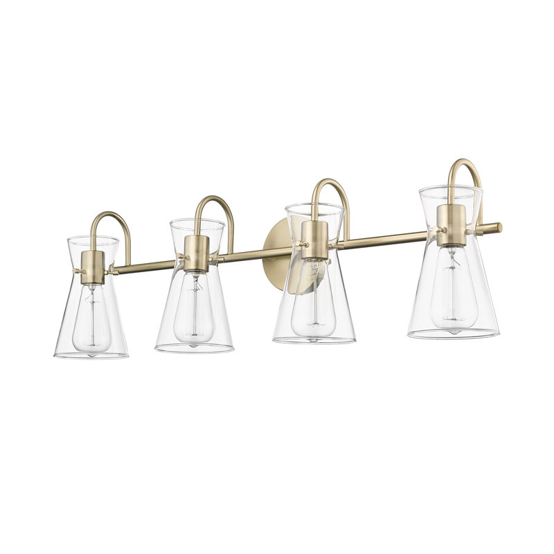 Rivenburg 4 - Light Dimmable Bathroom Vanity Light, Modern Gold