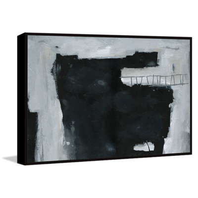 Bamboo Bridge by Parvez Taj - Floater Frame Painting on Canvas