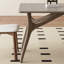 Ensemble de table et chaises de salle à manger moderne et naturel-110406182