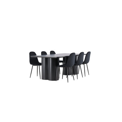 Nobuyoshi 6 - Person Dining Set