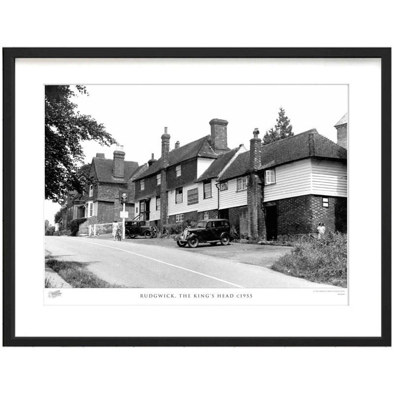 Rudgwick, The King's Head C1955 by Francis Frith - Single Picture Frame Print, 28cm H x 36cm W x 2.3cm D