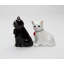 Couple de chat valentine sel et poivre