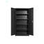 Armoire à outils en acier verrouillable avec portes et 4 tablettes