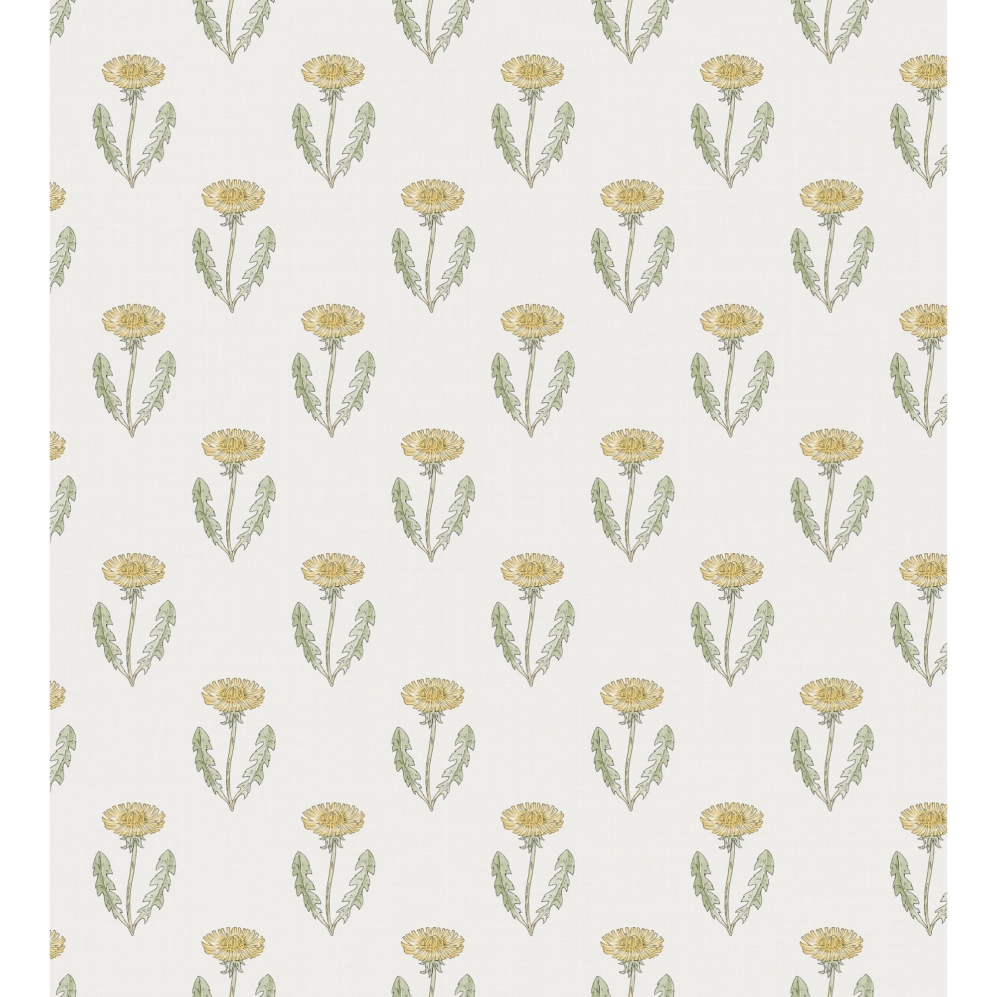 Huset I Solen Floral Wallpaper, Spring Green