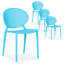 Suze Stacking Patio Dining Side Chair-628877714