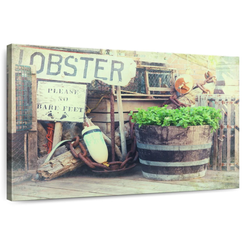 Ravi Lobstering, 34" H x 51" W
