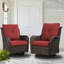 Fauteuils d'appoint en rotin avec coussins Bonia-39751553-39751560