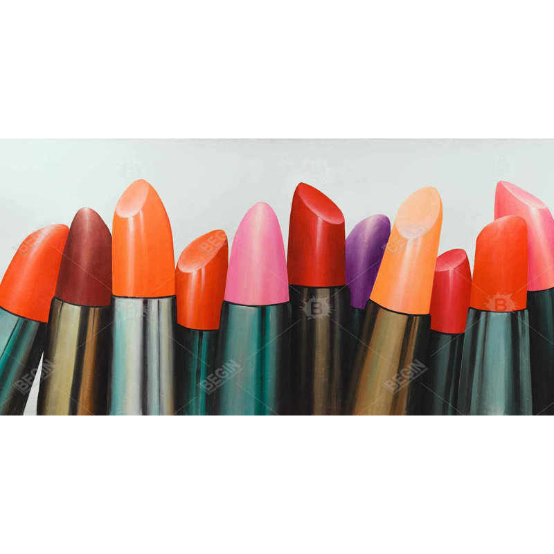 Lipstick collection - 15.75"x31.50" Desk mat