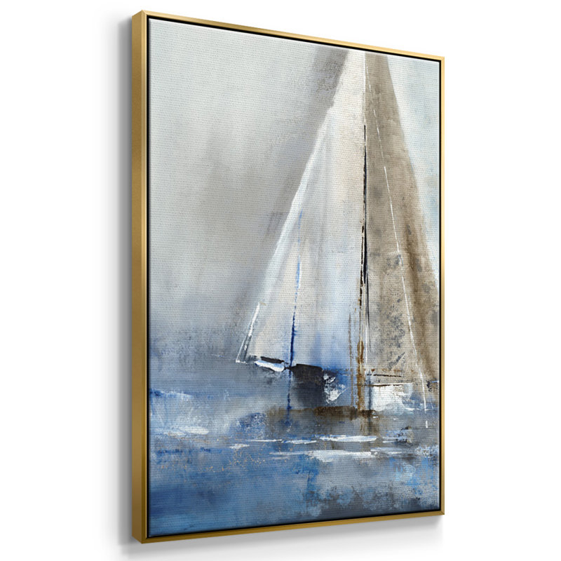 «Quiet Wind II», reproduction sur toile 3 pièces, H 40 po x l 78 po x P 2 po, Or