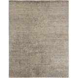 Woehler Abstract Area Rug in Beige