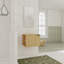 Ensemble de meuble-lavabo de salle de bain 24 po pour grand espace, ensemble d'armoires de salle de bain moderne, ensemble d'armoires de salle de bain sans lavabo, chêne (composable)