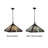 CHLOE Lighting INNES Tiffany-Style 1-Light Mission Ceiling Pendant 12" Shade