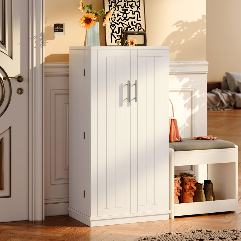 Brittlee 47.24'' Kitchen Pantry, White