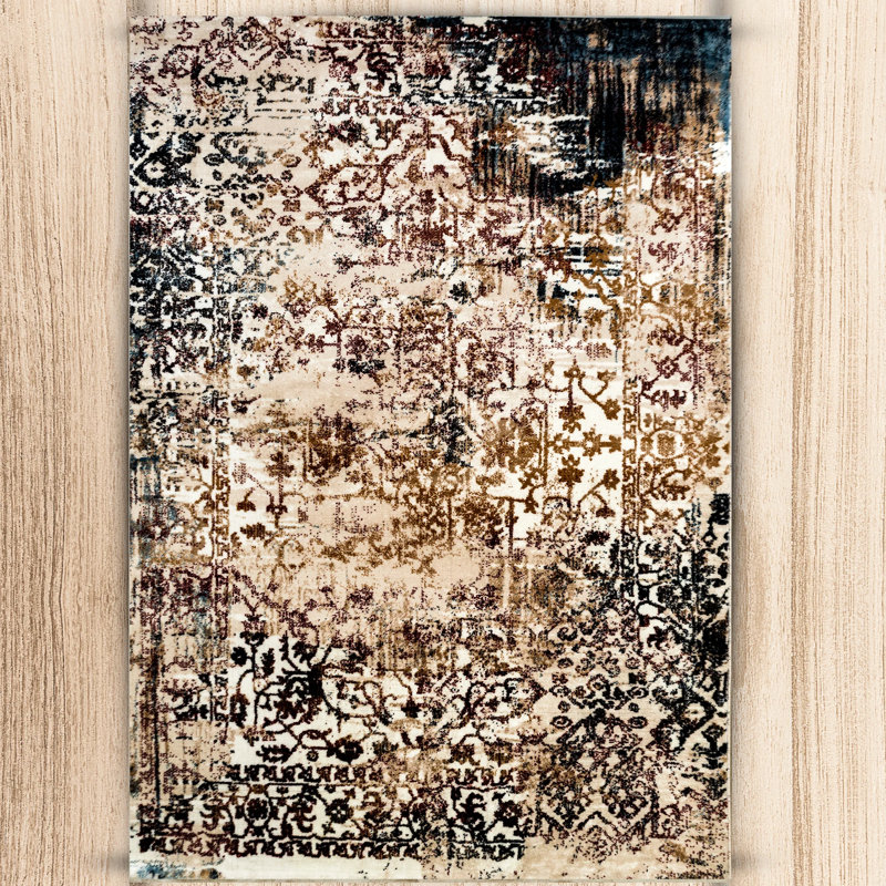 Neymar Abstract Area Rug, Rectangle 160 x 230cm