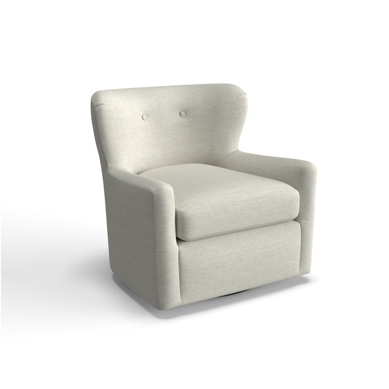 Fauteuil oscillant pivotant Bendigo, Chenille Nomad Snow Crypton Performance