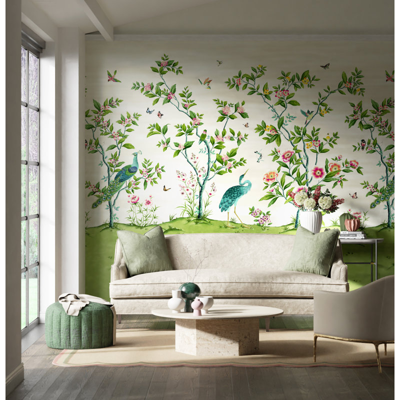 Florence Wallpaper, Fig Blossom/Apple/Peony