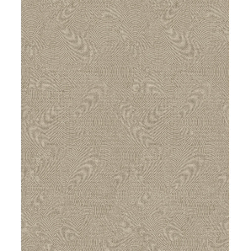 Zen Collection Abtract Non-Woven Metallic Wallpaper Roll, Beige