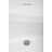 63" Streamline Soaking Freestanding Tub and Tray With Internal Drain-101697921