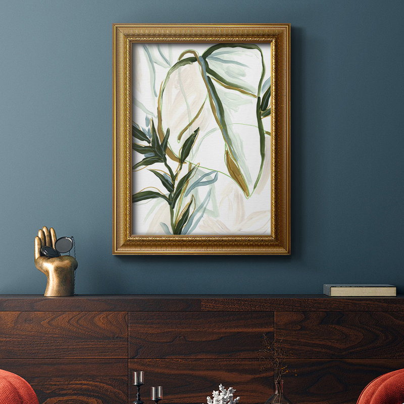 Toile encadrée de qualité supérieure Tropical Impromptu III - prête à être accrochée, H 27 po x l 18 po x P 2,5 po