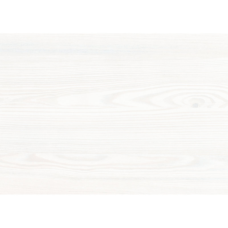 Grand lit blanc en bois blanc avec tête de lit et rails, style épuré de style contemporain, Blanc