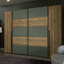 Debarr 4 Door Manufactured Wood Wardrobe-114011905-114011904