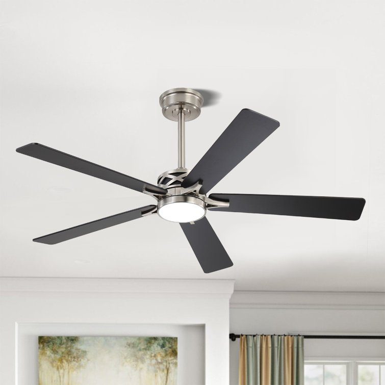 Portico 5 Blades Indoor Ceiling Fan with Light Kit and Remote