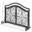 Amaty 1 Panel Iron Fireplace Screen
