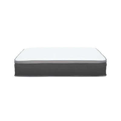 Matelas hybride moelleux dans une boîte, matelas à ressorts ensachés et mousse viscoélastique imprégnée de gel, soulagement de la pression, technologie de refroidissement