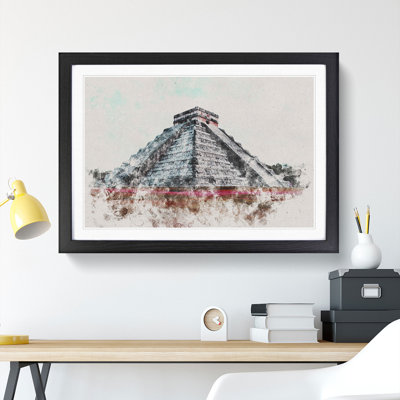 Chichen Itza in Mexico - Picture Frame Painting