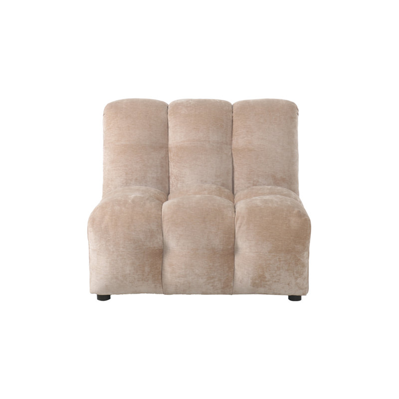 Sofa 39'' Velvet Sofa, Beige