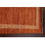 Tapis de couloir oriental orange Gabbeh Kashkoli noué à la main