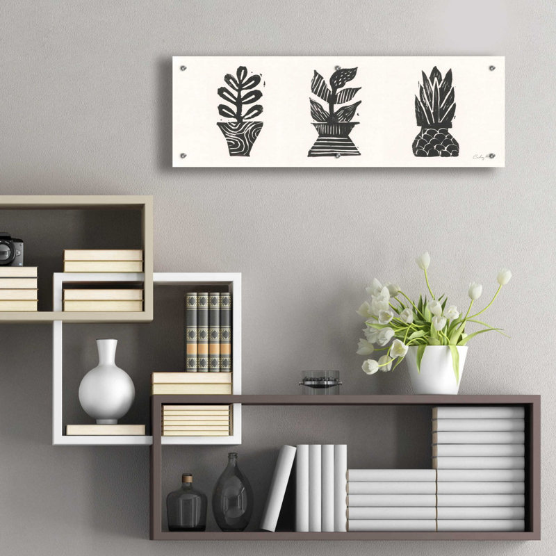 «Epic Art» Planted II par Courtney Prahl, art mural en verre acrylique, H 12 po x l 36 po